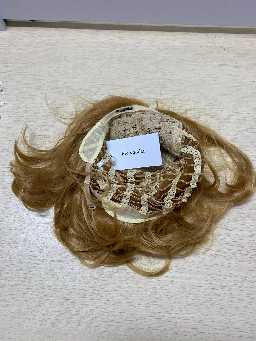 Flowgodan European and American blonde wig