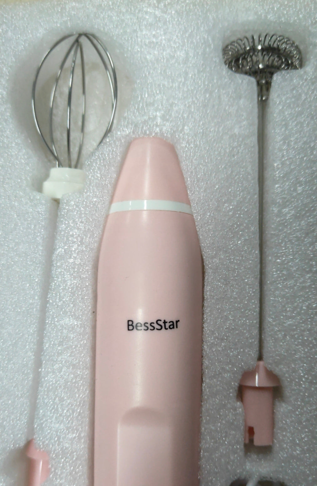 BessStar Whisk Electric Household Baking Small Mini Whisk Cream Whisk Egg White Automatic Cake Mixer