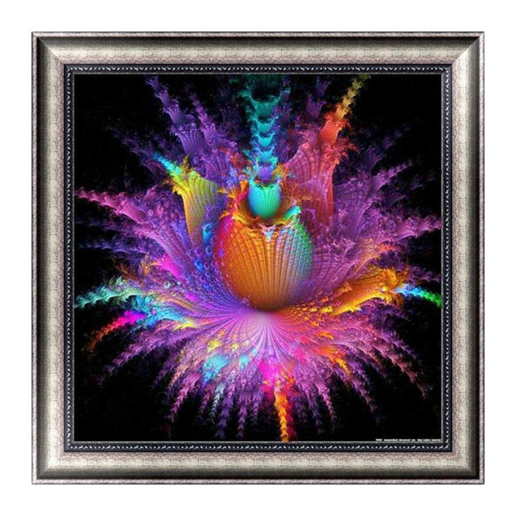 KULIYOLI DIY 5D Diamond Painting kits Rhinestone Flower Embroidery Painting Cross Stitch Kit Home  Wall Decorat