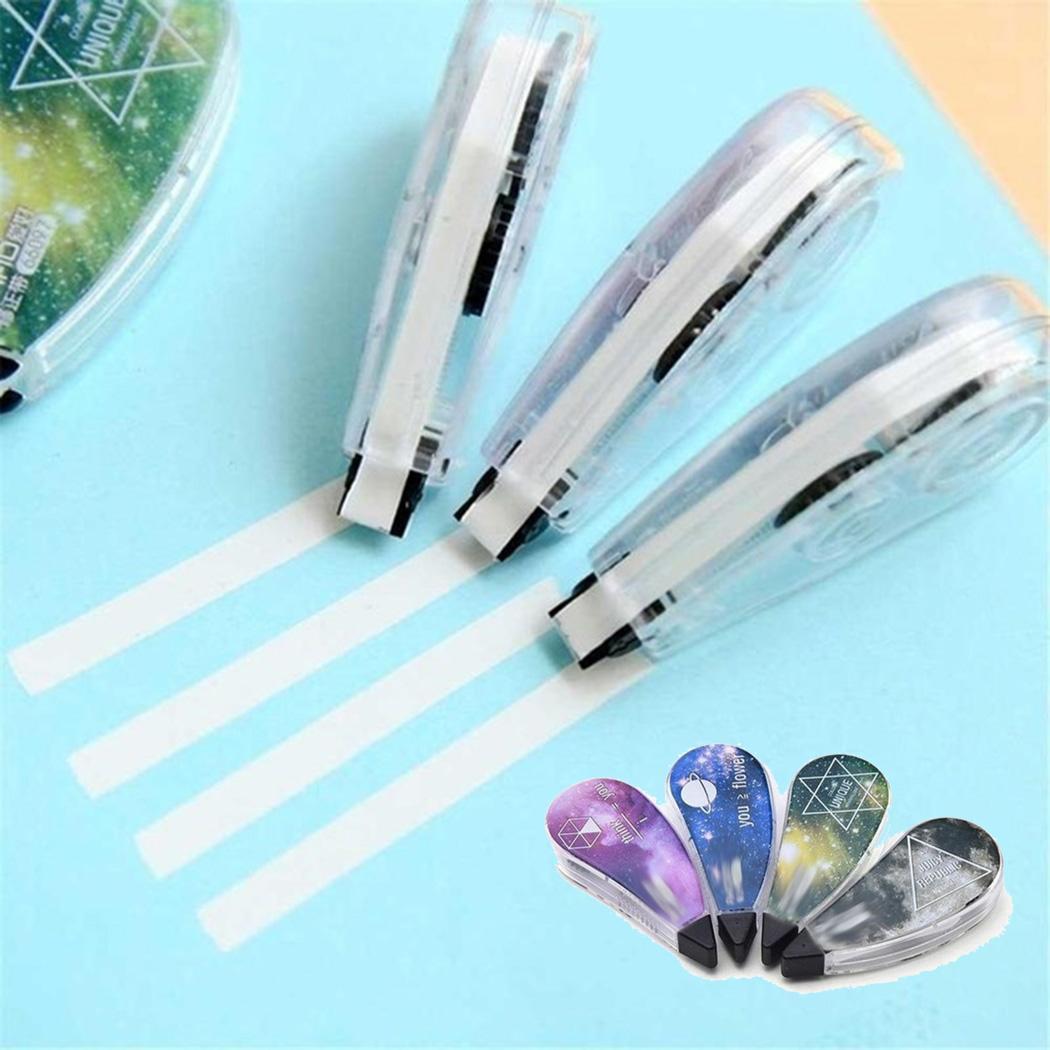 KULIYOLI 4Pcs/pack Starry Sky Correct Tape Stationery Student Gift School Office Supplies