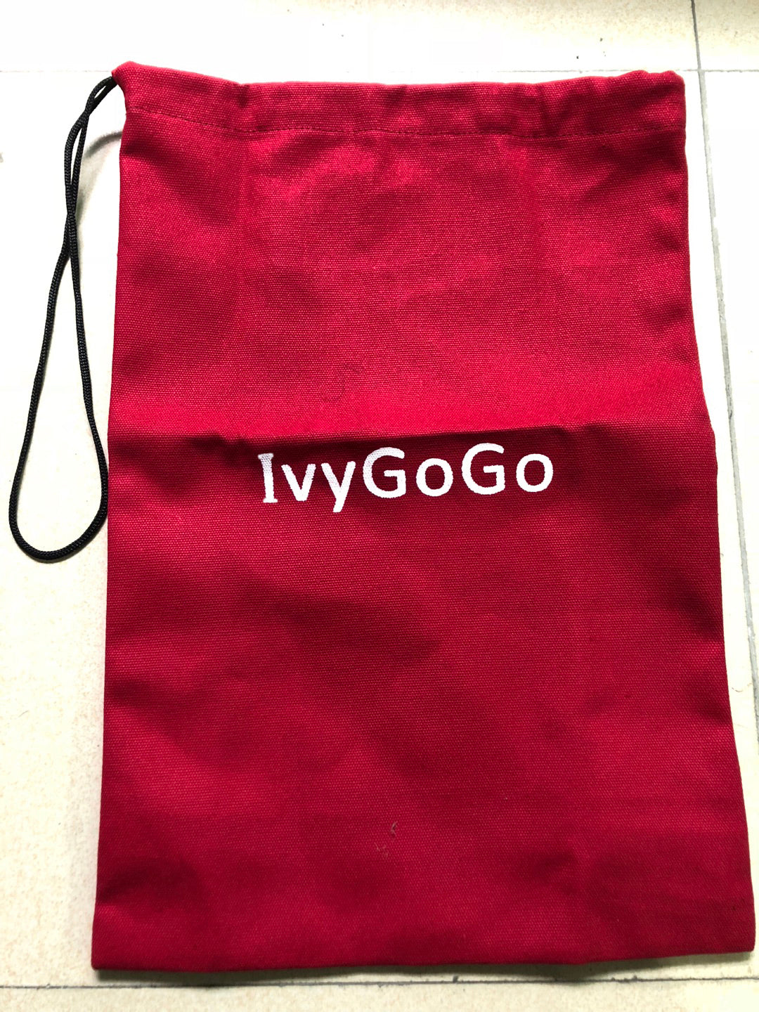 IvyGoGo Bank special canvas drawstring type business cash transfer bag