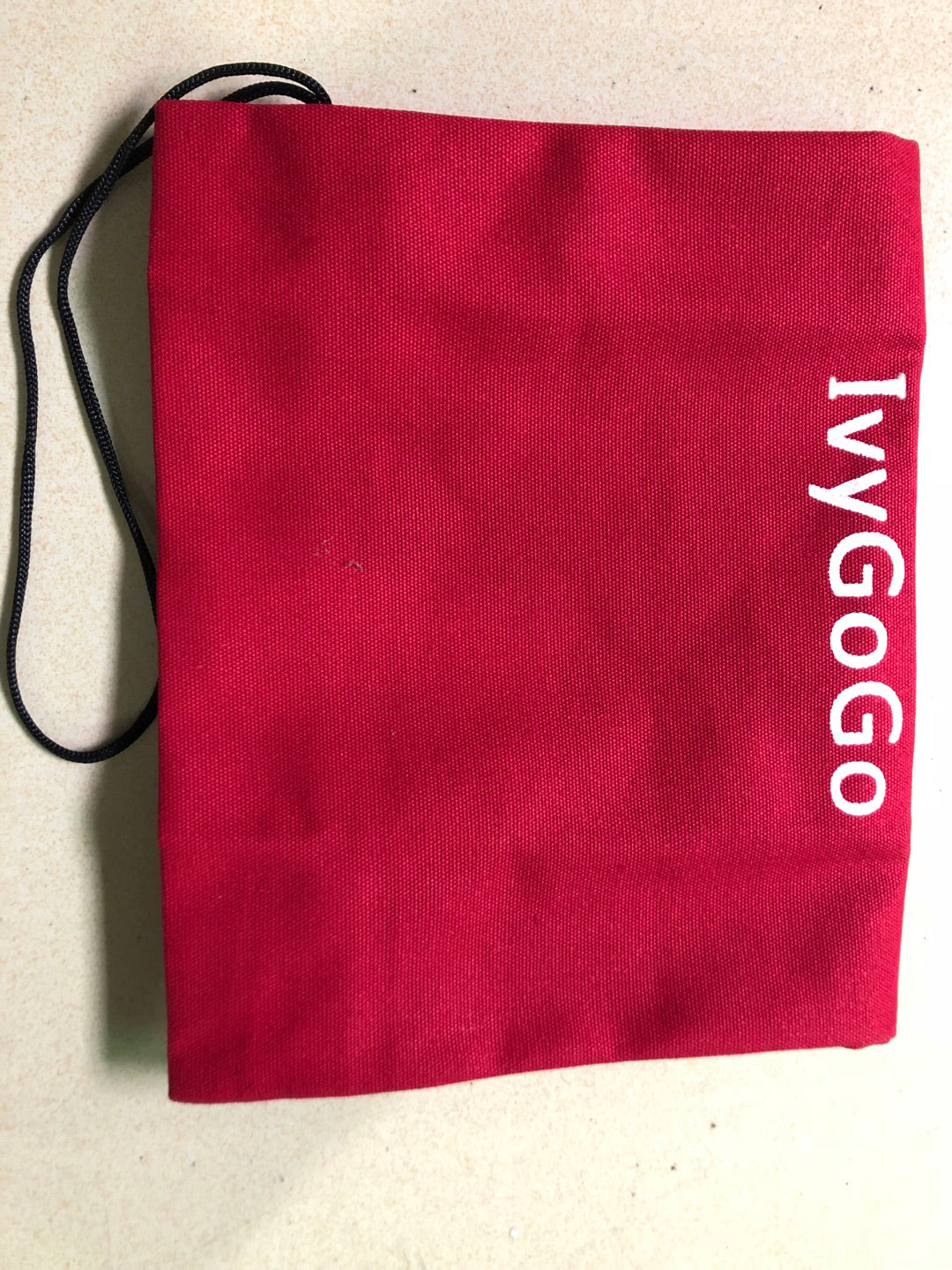 IvyGoGo Bank special canvas drawstring type business cash transfer bag