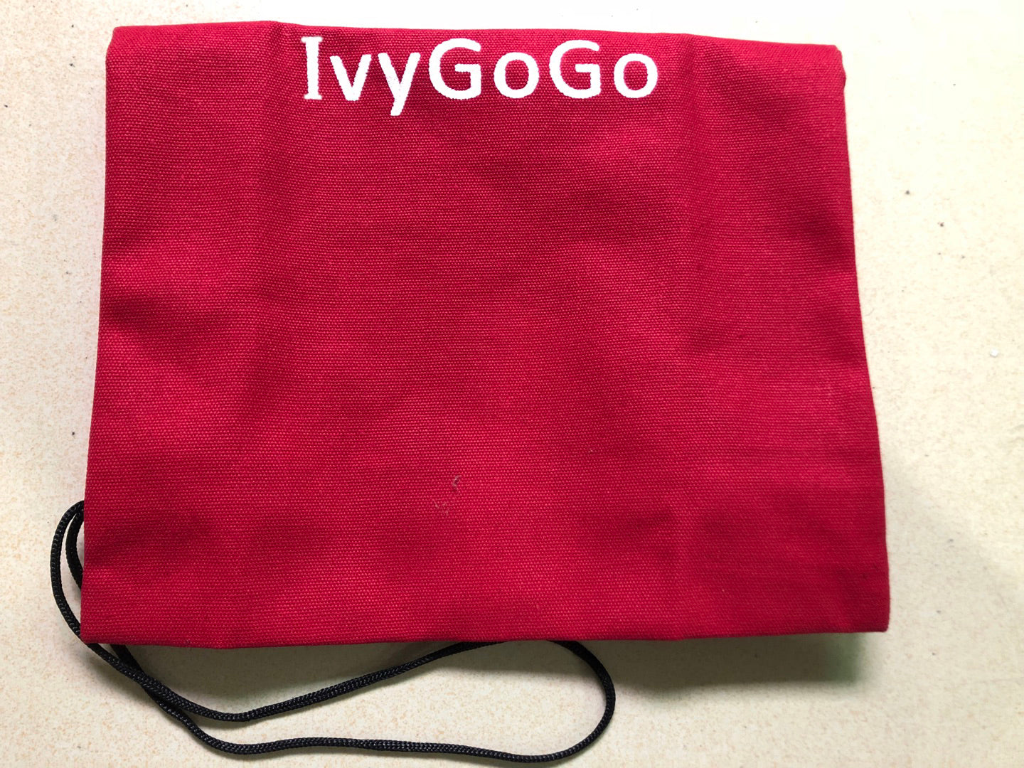 IvyGoGo Bank special canvas drawstring type business cash transfer bag