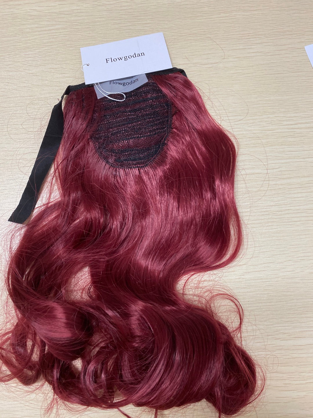 Flowgodan Wig ponytail (wine red)